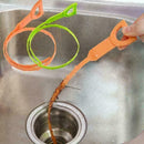 1xSewer Cleaning Brush Home Toilet Sink Tub Bendable C8B8 DIY Hair Pipe X3D5