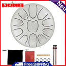 Ethereal Drum 6"" Steel Tongue Drum 11 Tones + 2 Mallets + Storage Bag Set