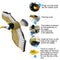 Electric Luminous Portable Hanging Eagle Creative Flying Bird Music Repellent