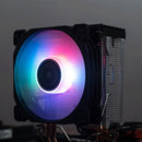 Jonsbo CR1200 CPU Cooler 2 Heat Pipe Tower RGB Rainbow 90mm Cooling Fan Radiator