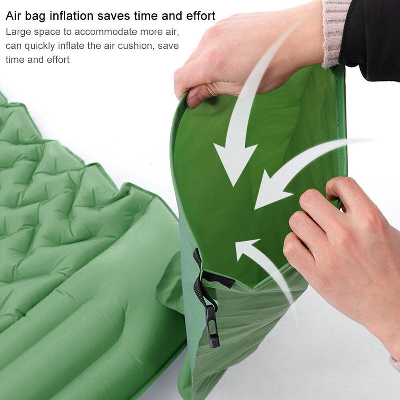 Camping Hiking Air Bag Mattress Nylon TPU Inflatable Bag Lightweight Air Po