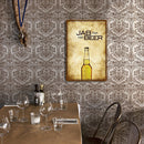 Still Life Sheet Metal Drawing Metal Painting Tin Wall Home Poster Bedroom Si