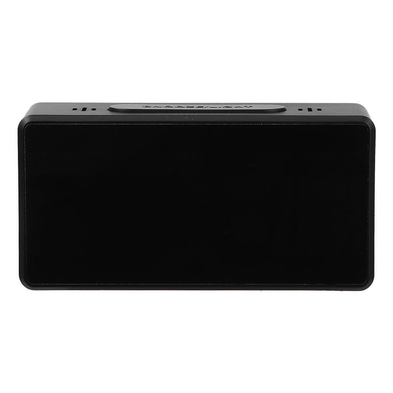 LED Digital Alarm Clock with USB Port Snooze Table Electronic Clock (Black)