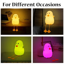 Rechargeable Indoor Lighting Night Lamp Night Light Cute Little Duck Led