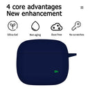 Silicone Case w/ Keychain for ZMI PurPods Pro Earbuds Charging Case (Blue) Newly