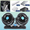 Car Cooling Air Fan Mini Electric 5V USB Portable Car Seat Fan for Rear Seat