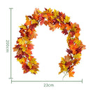 Wedding Decor Thanksgiving Day Wall Hanging Plants Faux Maple Leaf Cane Vine
