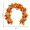 Wedding Decor Thanksgiving Day Wall Hanging Plants Faux Maple Leaf Cane Vine
