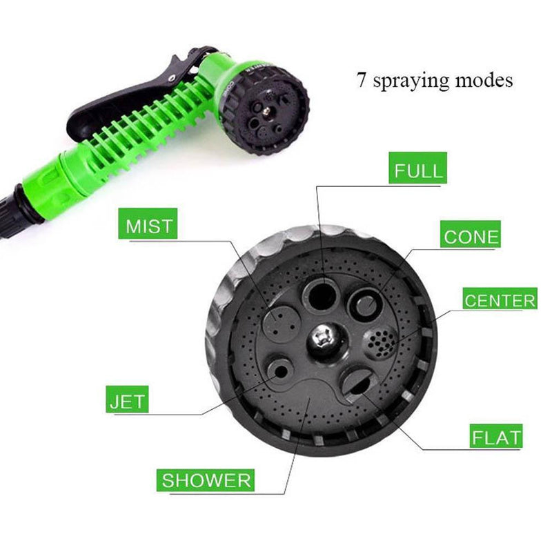 Portable Adjustable Garden Hose Gun Sprinkler Nozzle Water Gun Nozzle/Green