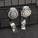 Pattern Retractable Stationery Lanyards Anti-Lost Clip Key Ring Badge Holder