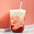 5pcs/set Heart Shaped Stainless Steel Straw Reusable Straw w/Cleaning Brush