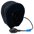 Inflatable Neck Stretcher Support 3 Tubes Pillow Pain Relief Tractor (Blue)