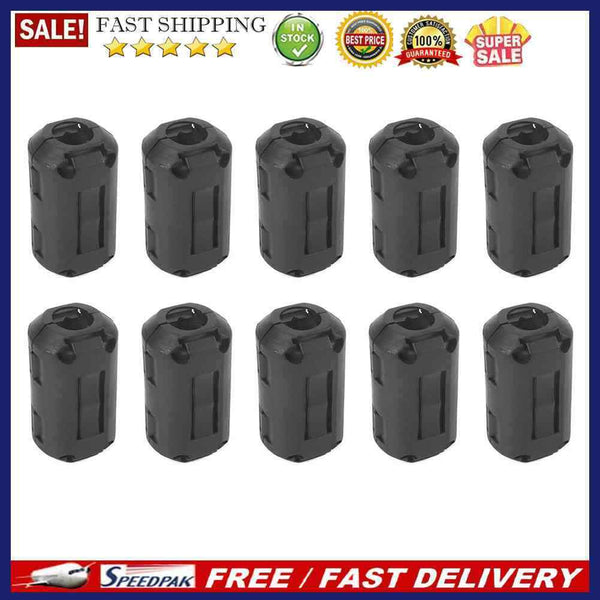 10pcs 5mm Clip-on Ferrite Ring Core Bead Choke RFI EMI Noise Filter Cable C