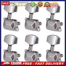 Guitar String Tuning Pegs 6pcs Semi-Closed Tuner Machine Heads for Folk Gui