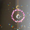 #A Crystal Diamond Prisms Hanging Curtain Chaser Light Catcher Moon Star Pendant