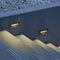 #A LED Recessed Stair Wall Light Waterproof Footlight Outdoor Night Lighting Dec