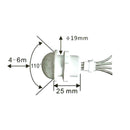 Mini DC12V Adjustable LED PIR Infrared Motion Sensor Corridor F1S1 hot.