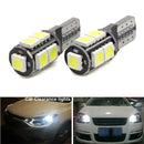 Light Bulbs COB 12V License Plate Light Dome Map T10 W5W Car LED Reading Bulbs