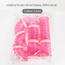 8pcs Hamster Tunnel Assembly Pipe Set External Small Pet Pipeline (Pink) Newly