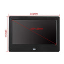 8 Inch Digital Photo Frame 1024x768 LED Movie Player Alarm Clock (Black EU)
