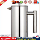 Coffee Brewing French Press Filter Tea Coffee Pot Maker Kettle (1000ml) Newly