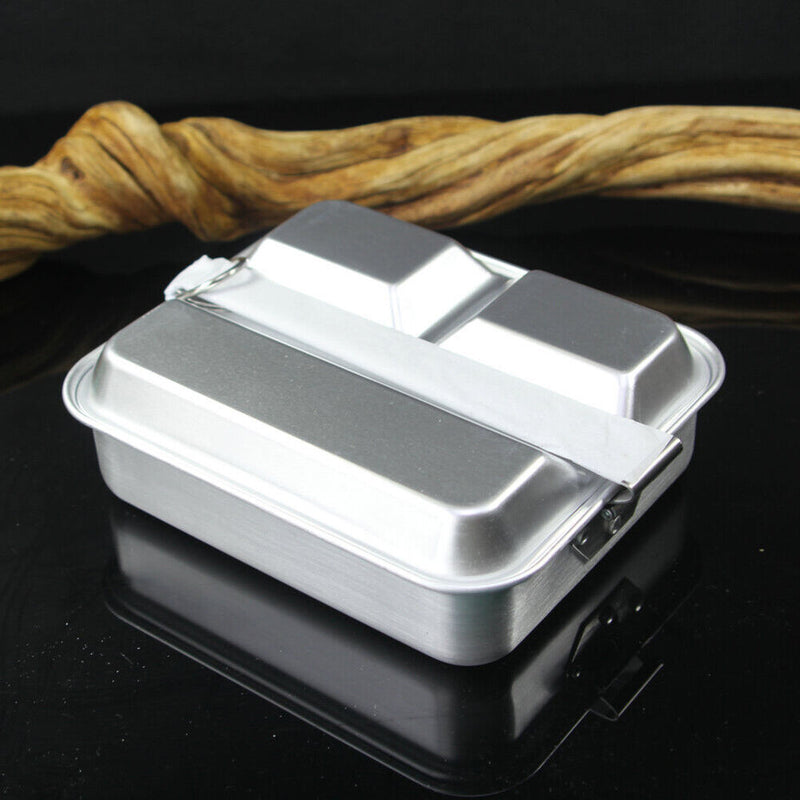 Aluminum Camping Cookware Portable Bread Box for Outdoor Hiking Picnic BB