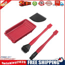 Woodworking Glue Brush Silicone Flat Scraper Board Carpenter Coating Tool
