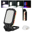 Potable COB LED Work Light Magnetic Lamp USB Rechargeable Lamp Flashlight K0R2