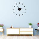 Minimalism Silent Movement Large Decorative Wall Clock DIY Modern Acrylic Clock