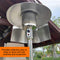 Outdoor Courtyard Heater Reflector Shield Patio Heater Heat Focusing Reflector
