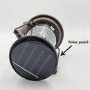 Solar Powered Retro Classic Kerosene Lamp Portable LED Lantern Light (B) Newly