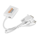 VGA Male to HDMI Output 1080P HD + Audio TV AV HDTV Video Cable Converter - A