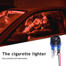 12V Cigarette Lighter Assembly Car Motorcycle Boat Power Socket Plug (Blue)
