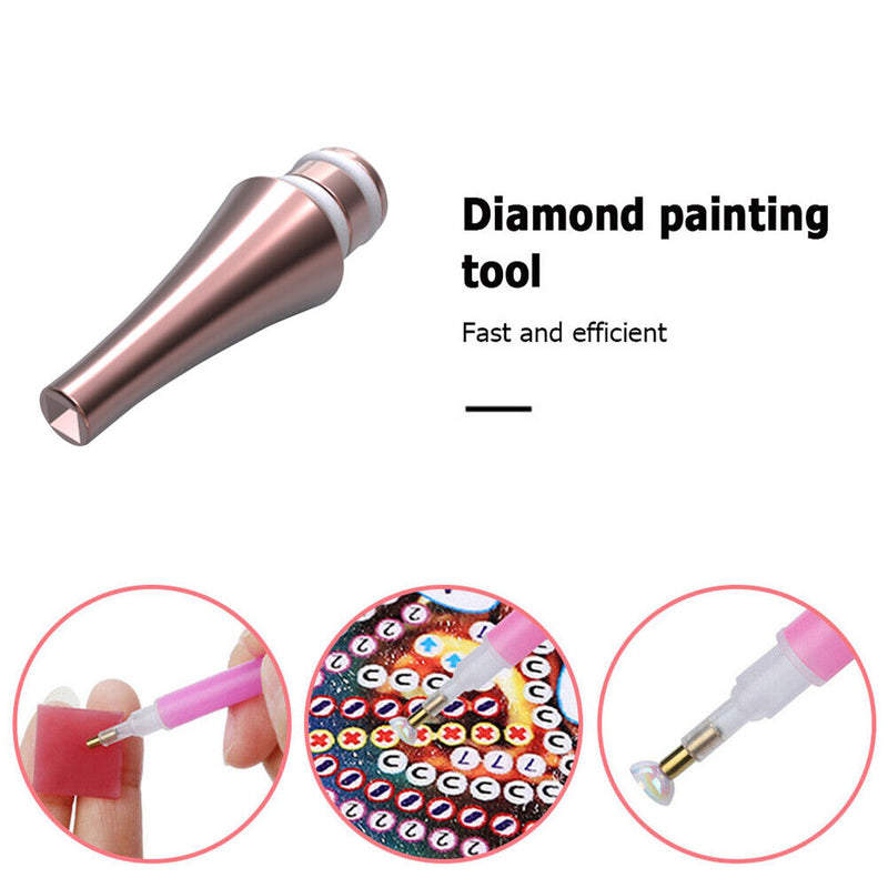 Rhinestones Head Diamond Painting Point Drill Pen Tip DIY Art Decor (ZT016)