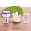US-pupil Plastic Washing Box Manually Contact Lens Cleaner Container Tools