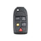 Car Remote Key Case 5 Buttons Flip Folding Key Shell Replacement for  V70