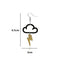 Women Girls Charm Drop Earrings Acrylic Earrings Drop Dangle Cloud Lightning