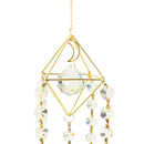 Crystal Windchimes Ornament Lighting Ball Home Hanging Pendant Decor (A) Newly