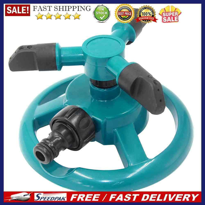 360 Degree Rotating Garden Sprinkler Automatic Watering Irrigation System T