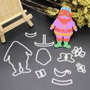 Santa Metal Die Cutting Die Stencil DIY Scrapbooking Paper Card Decor Craft