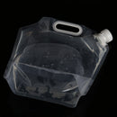 5L Falten Trinkwasser Behälter Handheld Portable klar Wasserbeutel Camping Wasse