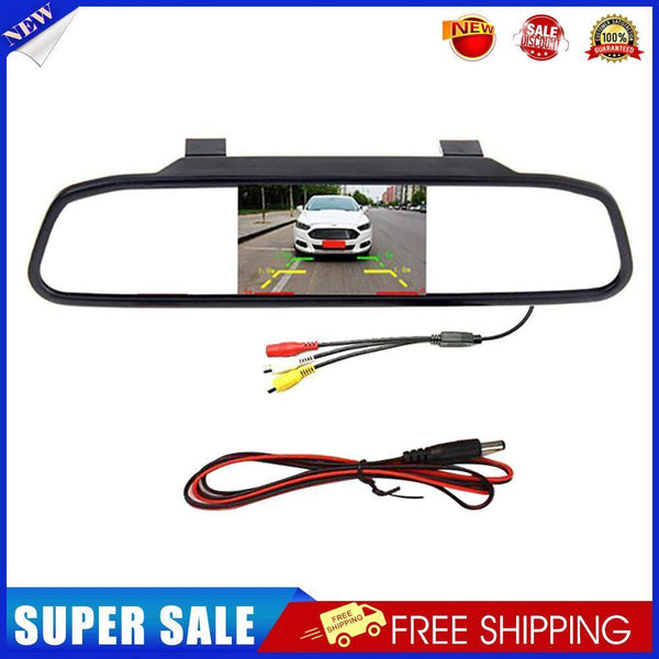 4.3 inch TFT LCD Car Rear View Mirror Monitor 9-36V for Auto Parking System