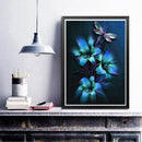 5D DIY Full Drill Diamond Painting Morning Glory Cross Stitch Kit Home Wall Art