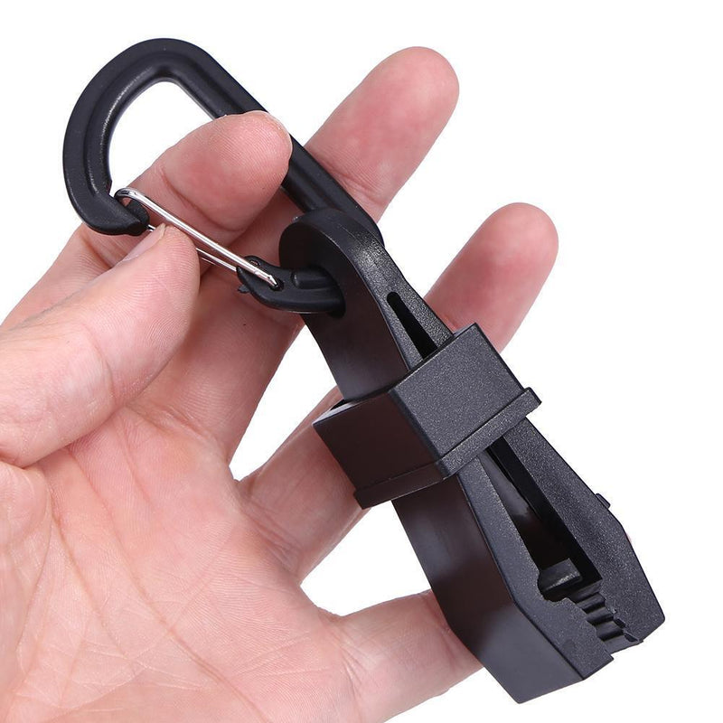 5pcs/set Tent Awning Wind Rope Clamp Outdoor Camping Plastic Clip Accessory
