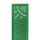 Woodworking Scribe Mark Line Gauge Cross-Out Carpenter Angle Ruler (Green) Newly