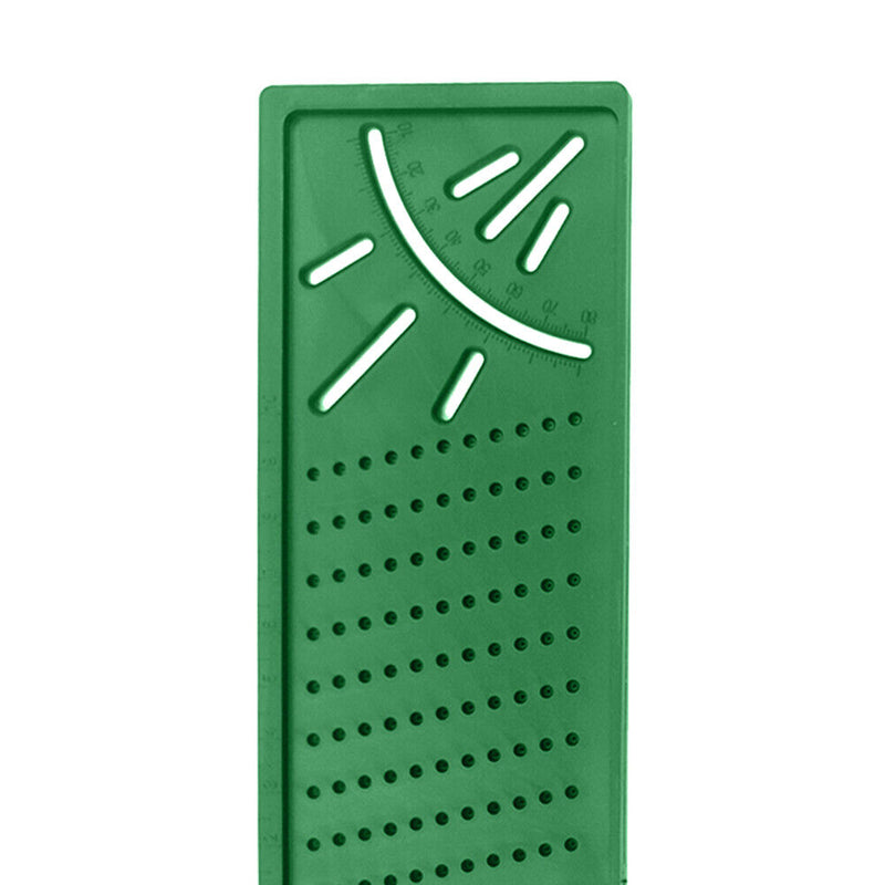 Woodworking Scribe Mark Line Gauge Cross-Out Carpenter Angle Ruler (Green) Newly