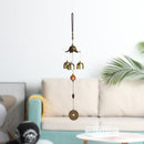 40cm Soft Bagua Feng Shui Garden Outdoor 3 Bells Hanging Decorationr Wind Chimes