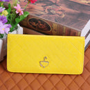 Ladies Wallet Long Purse 12 Cards Holder Protector Yellow