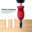 8-12.7mm Woodworking Drill Locator Twist Drill Bit Depth Stop Ring Positioner