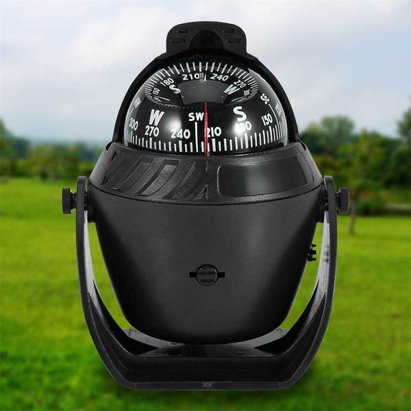 Digital LED Light Sea Guider Marine Compass Car Compass Camping Hiking Tool